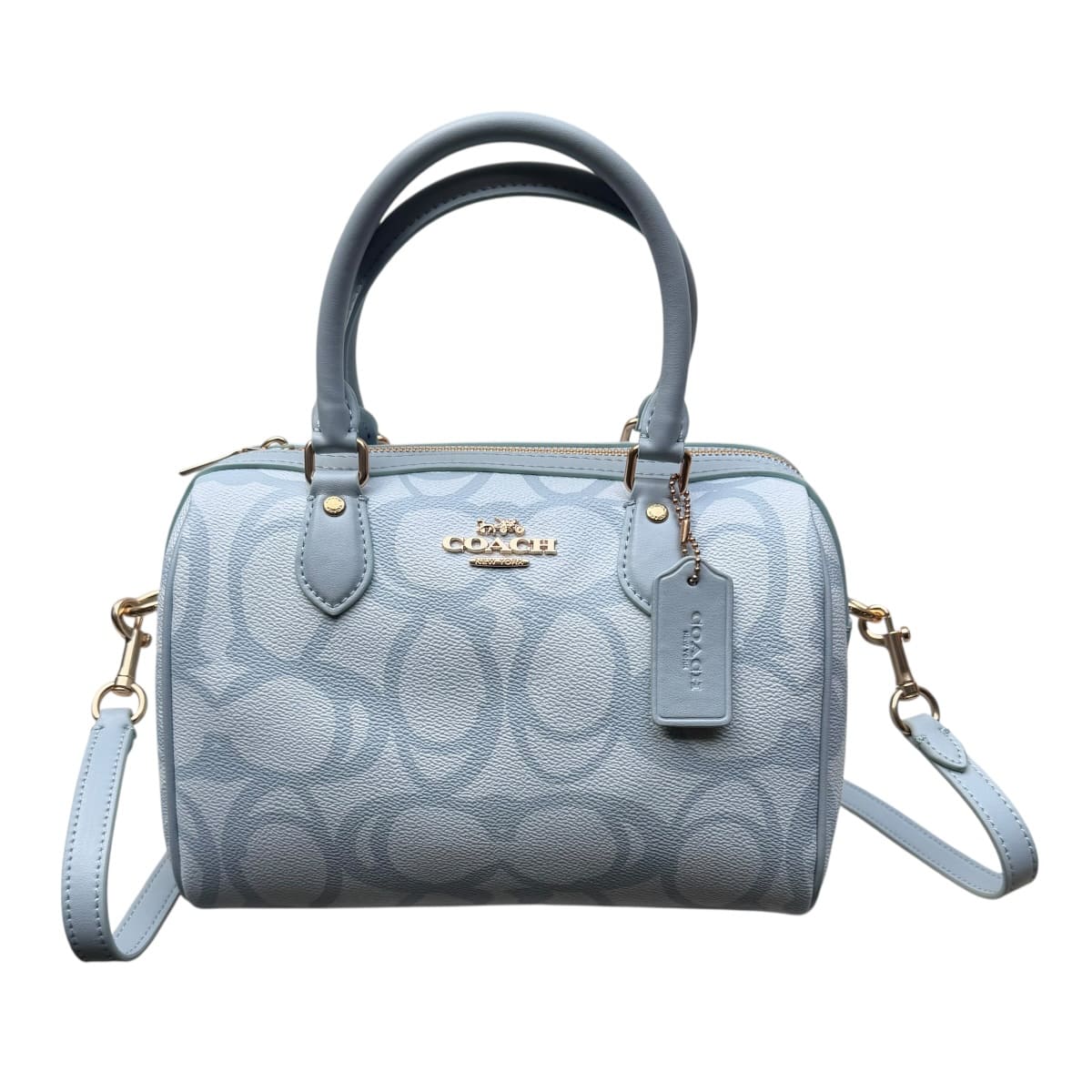 Bolsa Satchel Coach Rowan Color Azul