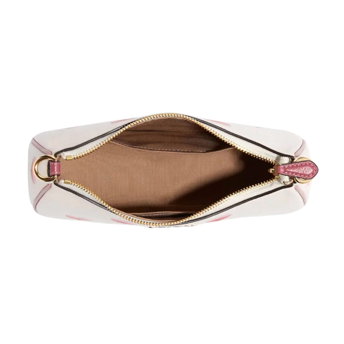 Bolsa Crossbody Coach Teri Blanca con Corazones