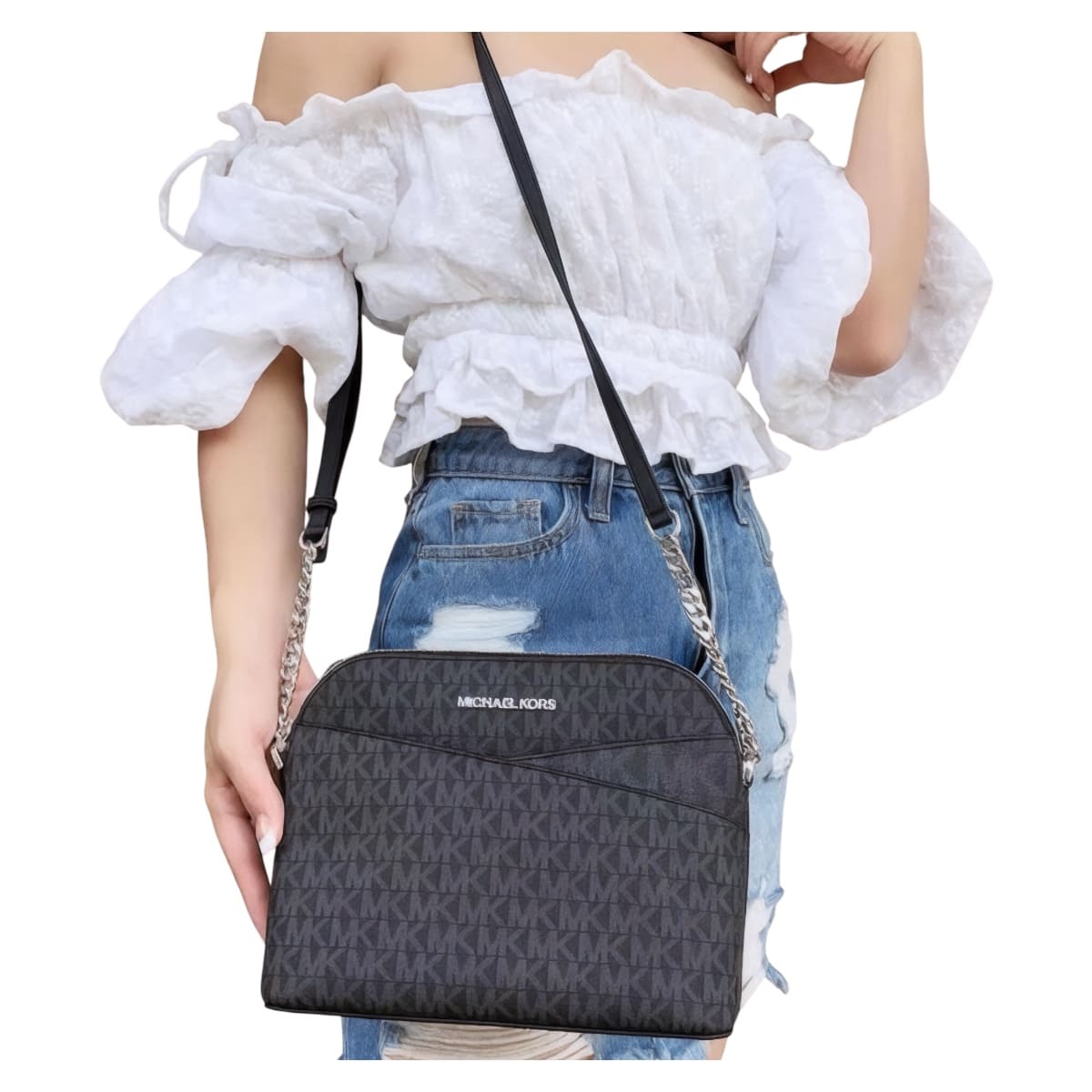 Bolsa Michael Kors Jet Set Travel Negra