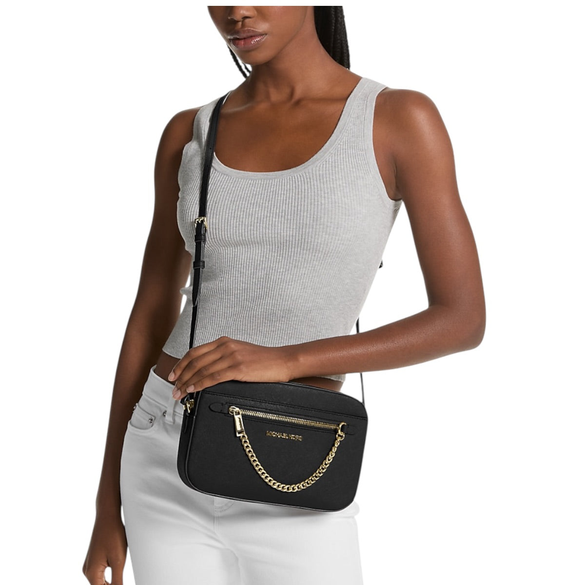 Bolsa Michael Kors Jet Set Negra