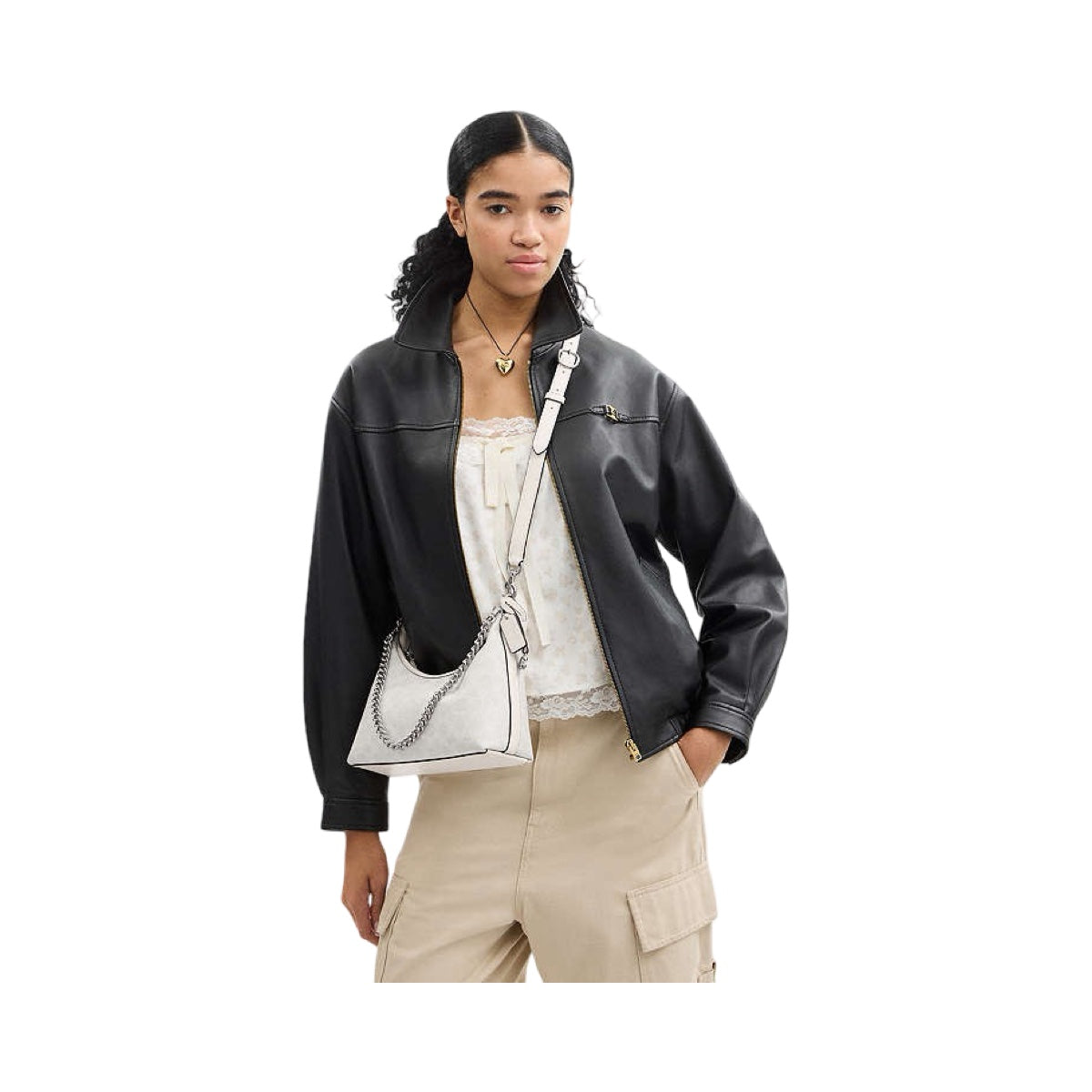 Bolsa Coach Juliet 25 Shoulder Blanca