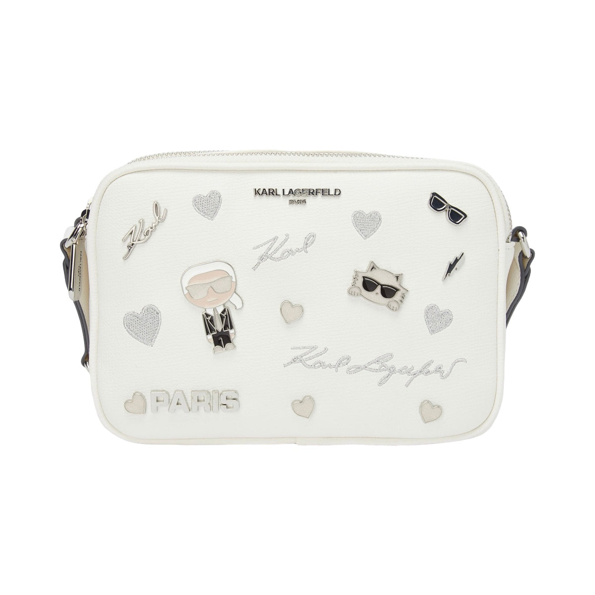 Bolsa Karl Lagerfeld Paris Crossbody Blanca