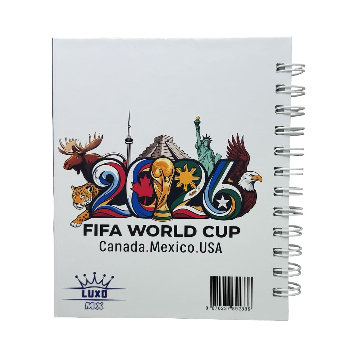 Set de 2 Libretas Luxo Mx Mundial 2026 y Viva México