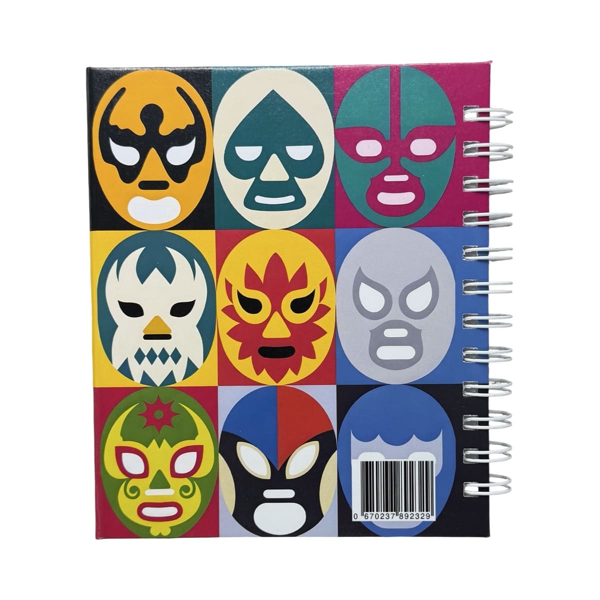 Set de 2 Libretas Luxo Mx Luchadores Mexicanos y Viva México