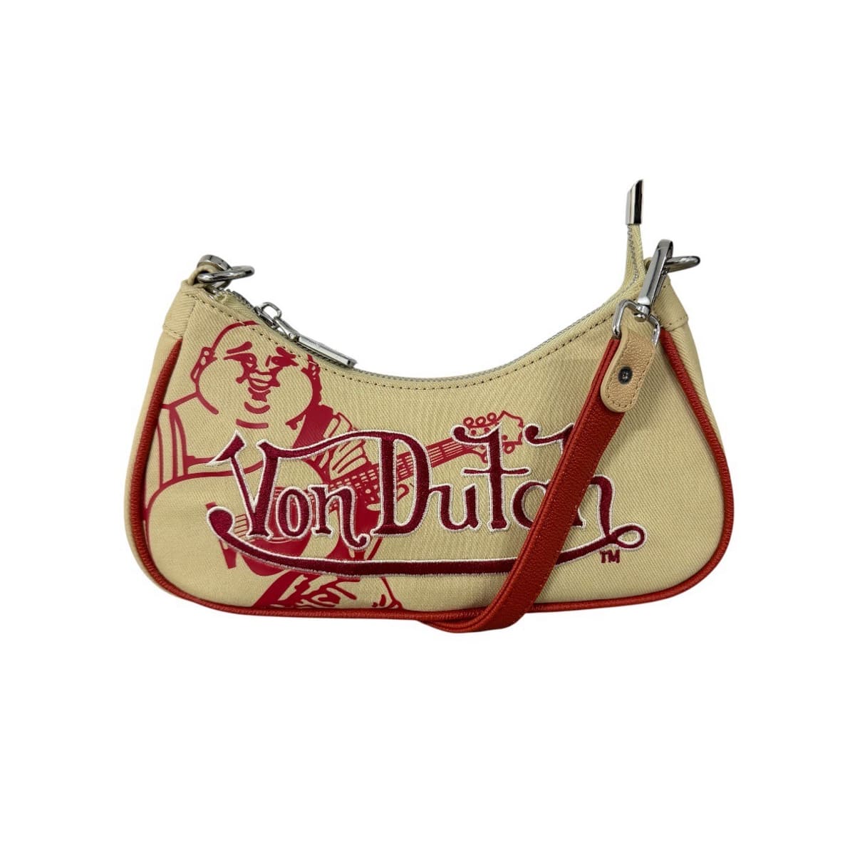 Bolsa Shoulder True Religion Beige
