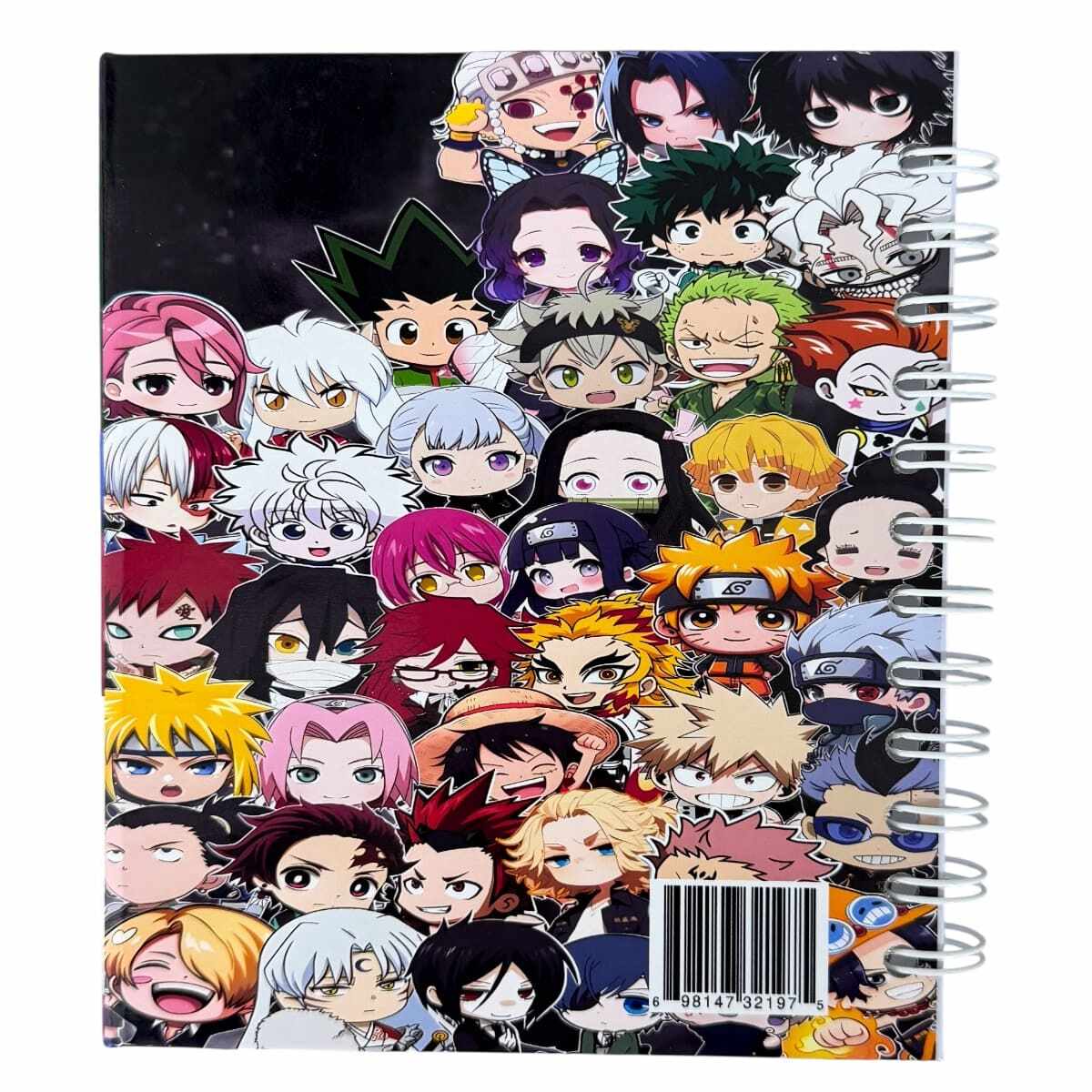 Libreta Tapa Dura Anime Espiral Lateral