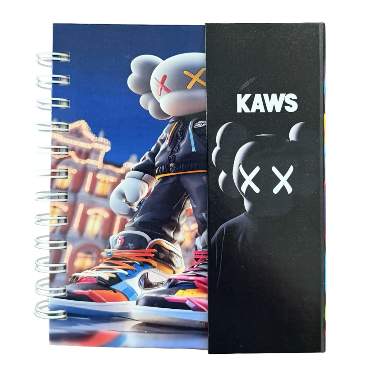 Libreta Tapa Dura KAWS Espiral Lateral