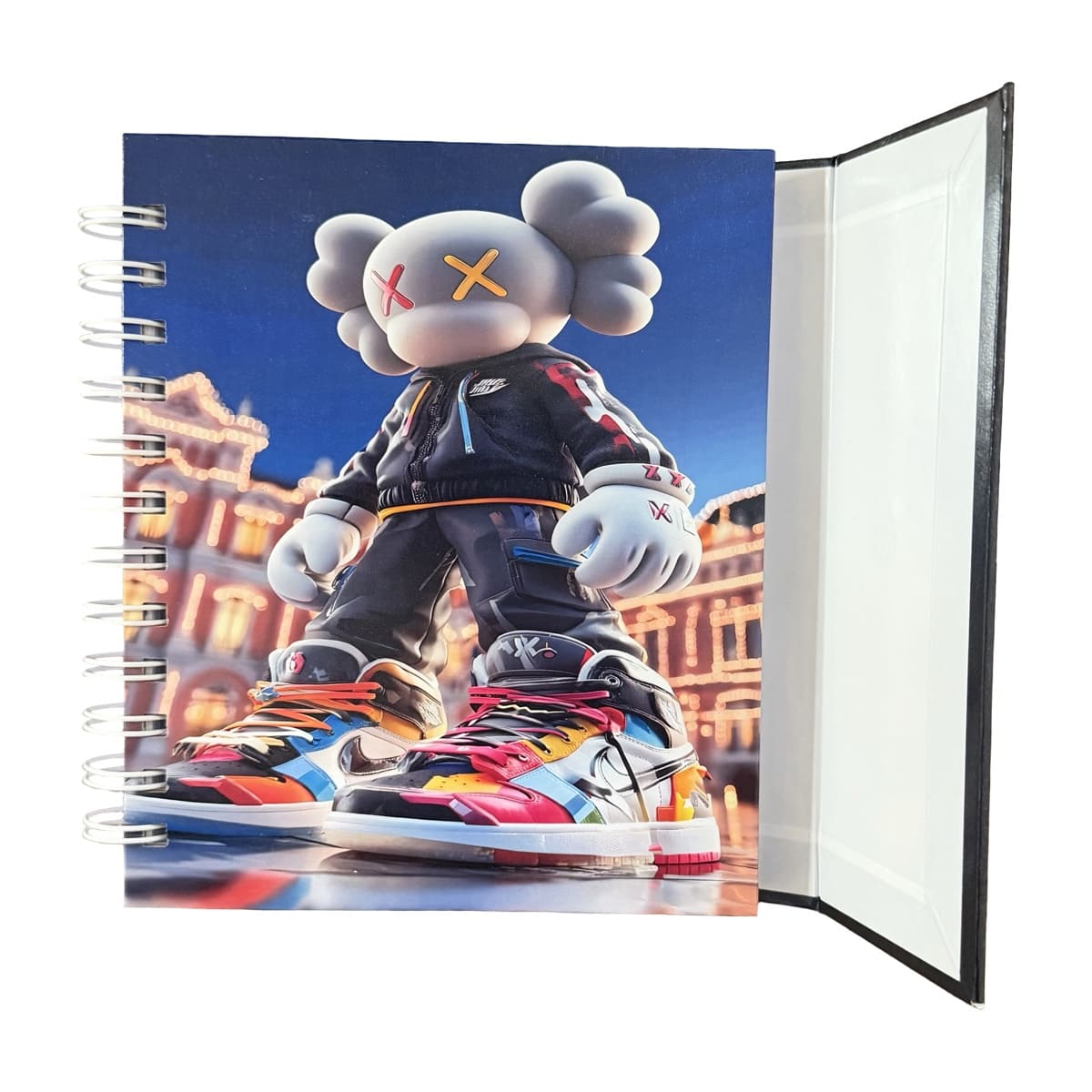 Libreta Tapa Dura KAWS Espiral Lateral