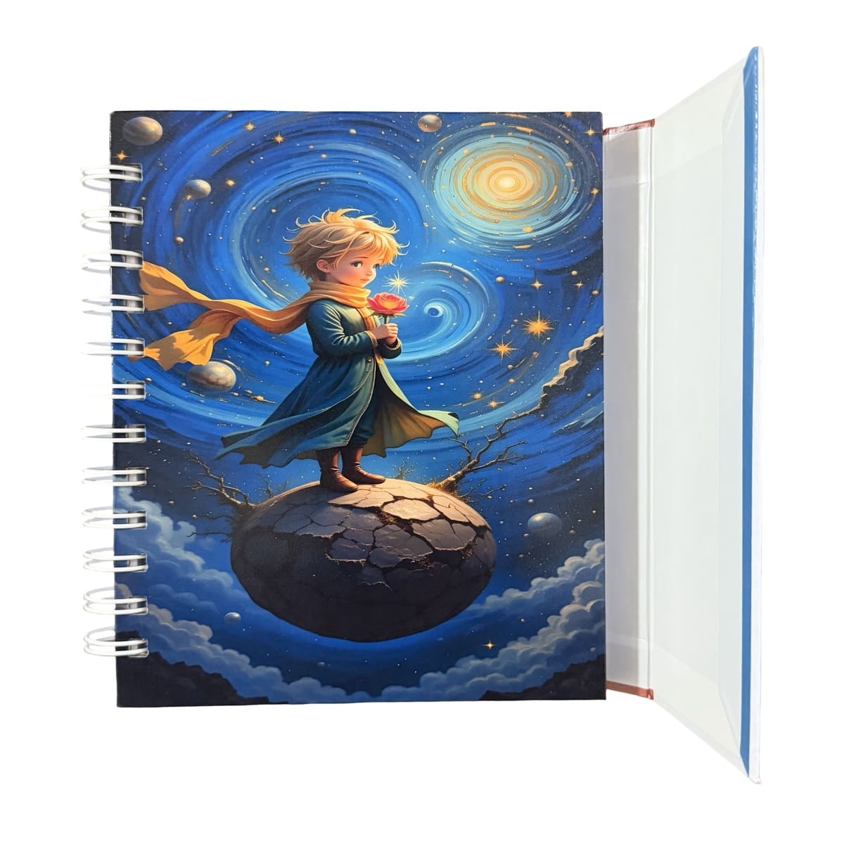 Libreta Tapa Dura El Principito Edición Especial Espiral Lateral