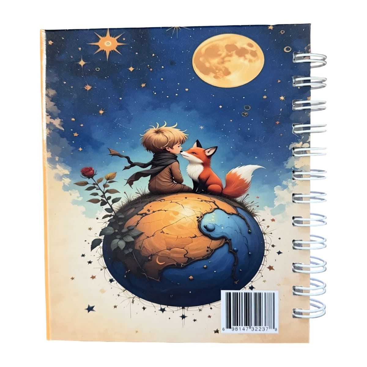 Libreta Tapa Dura El Principito Espiral Lateral
