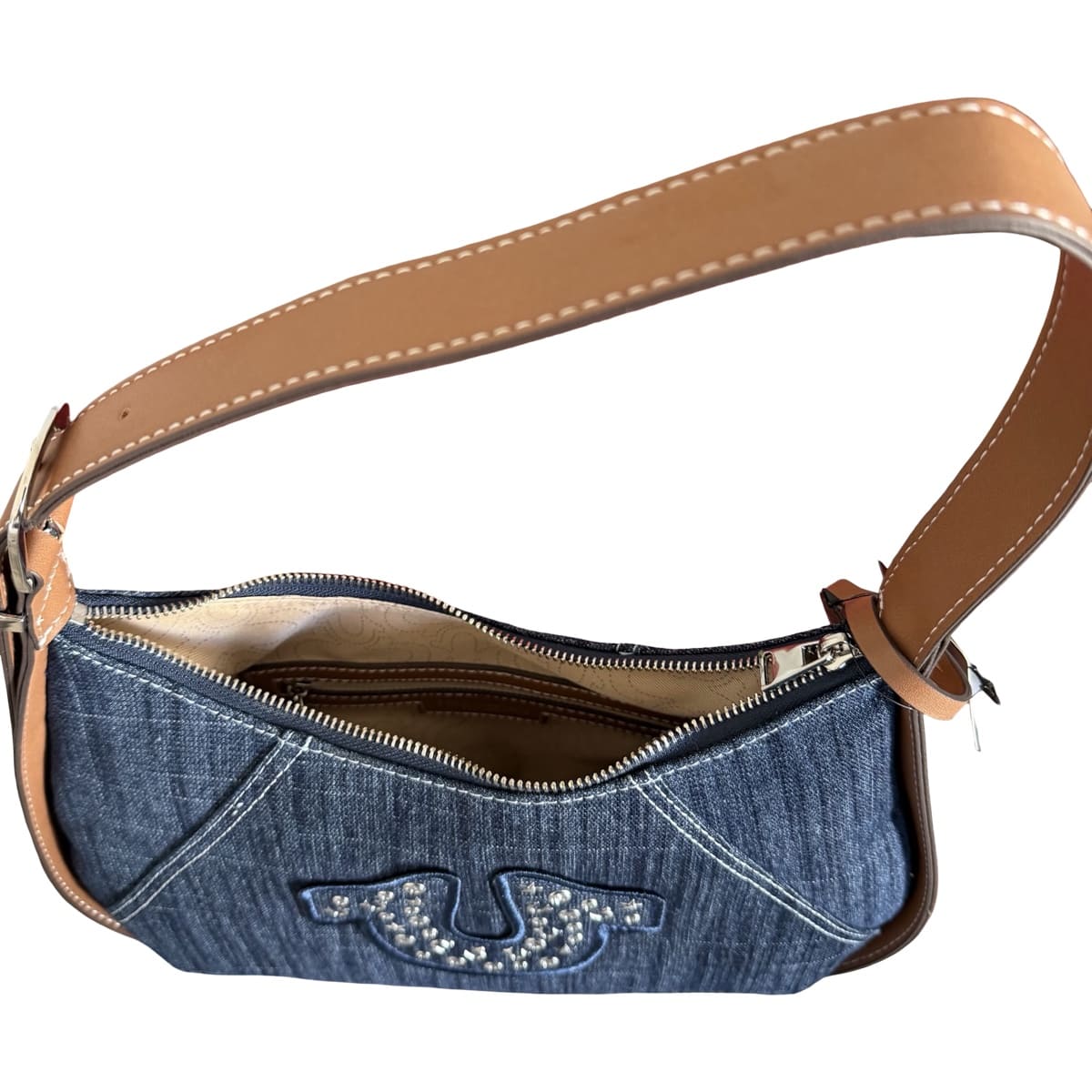Bolsa Shoulder True Religion Azul