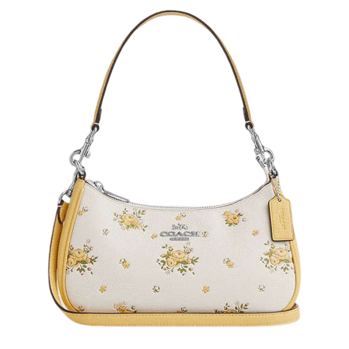 Bolsa Crossbody Coach Teri Flowers Amarillo