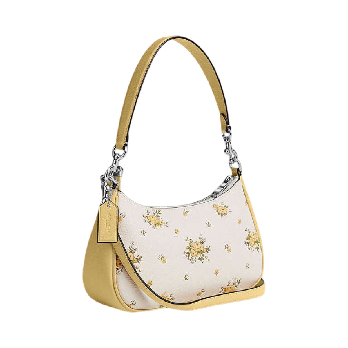 Bolsa Crossbody Coach Teri Flowers Amarillo