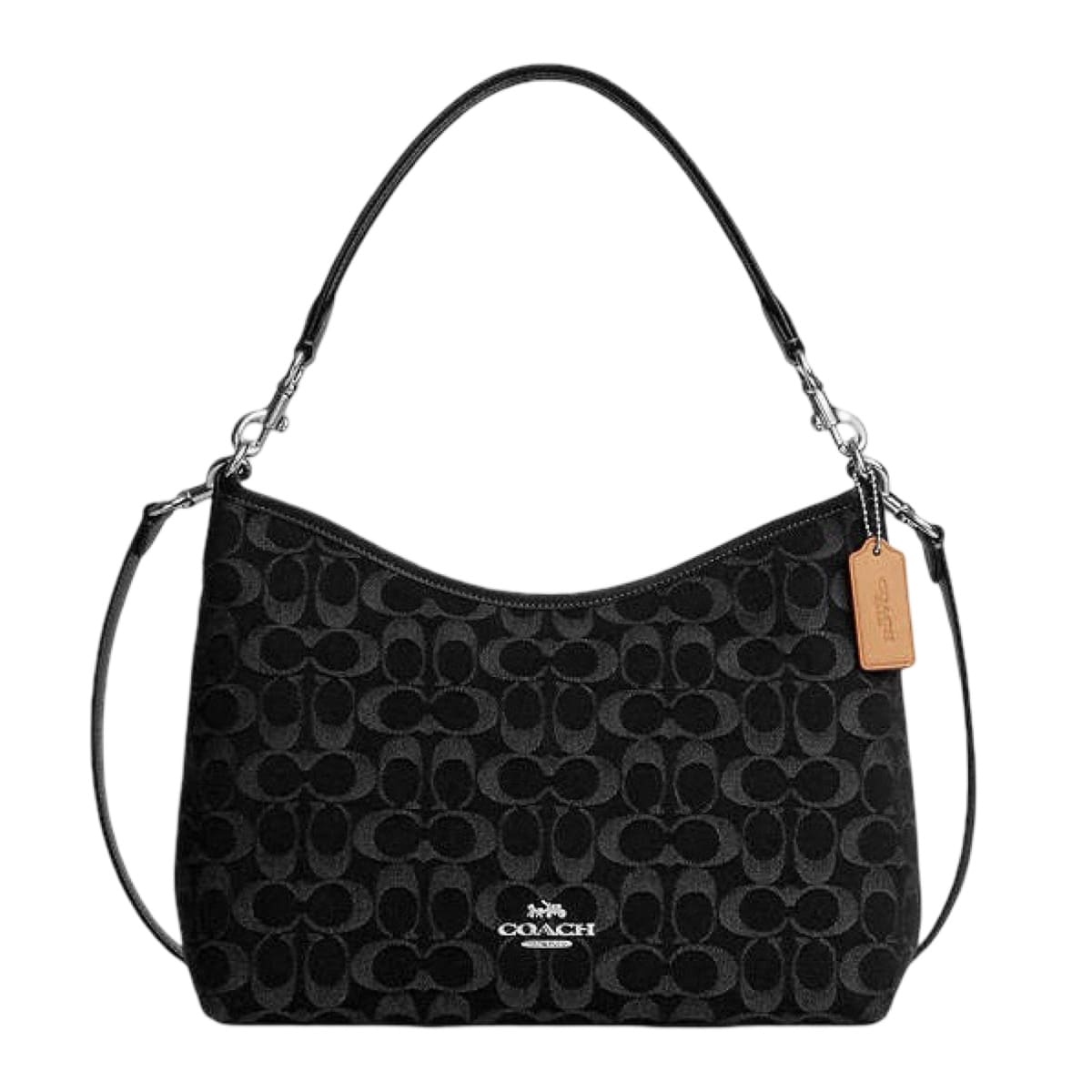 Bolsa Shoulder Laurel Denim Negro