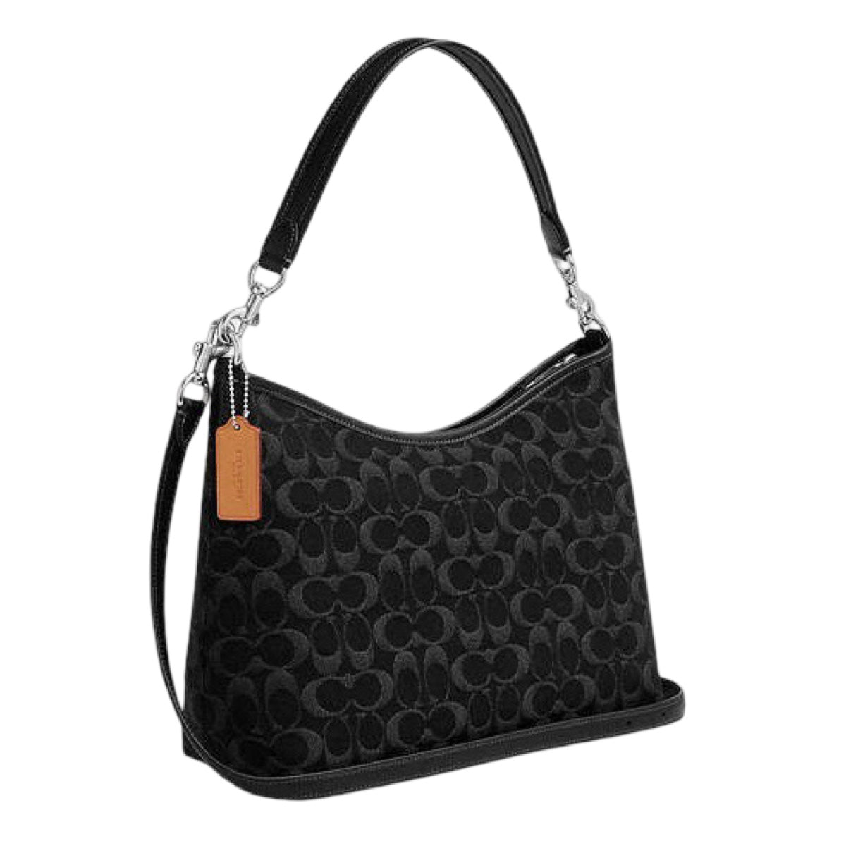 Bolsa Shoulder Laurel Denim Negro
