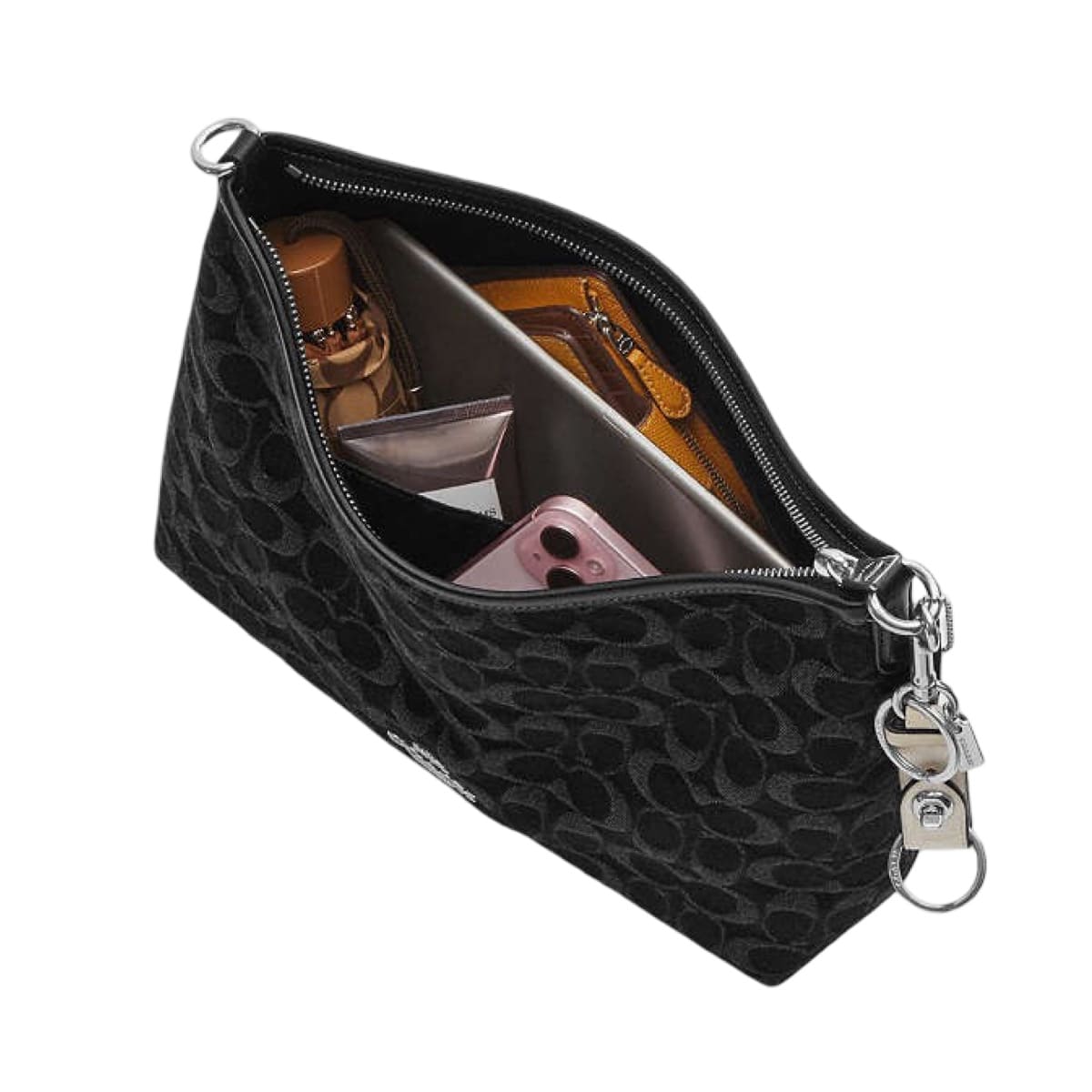 Bolsa Shoulder Laurel Denim Negro