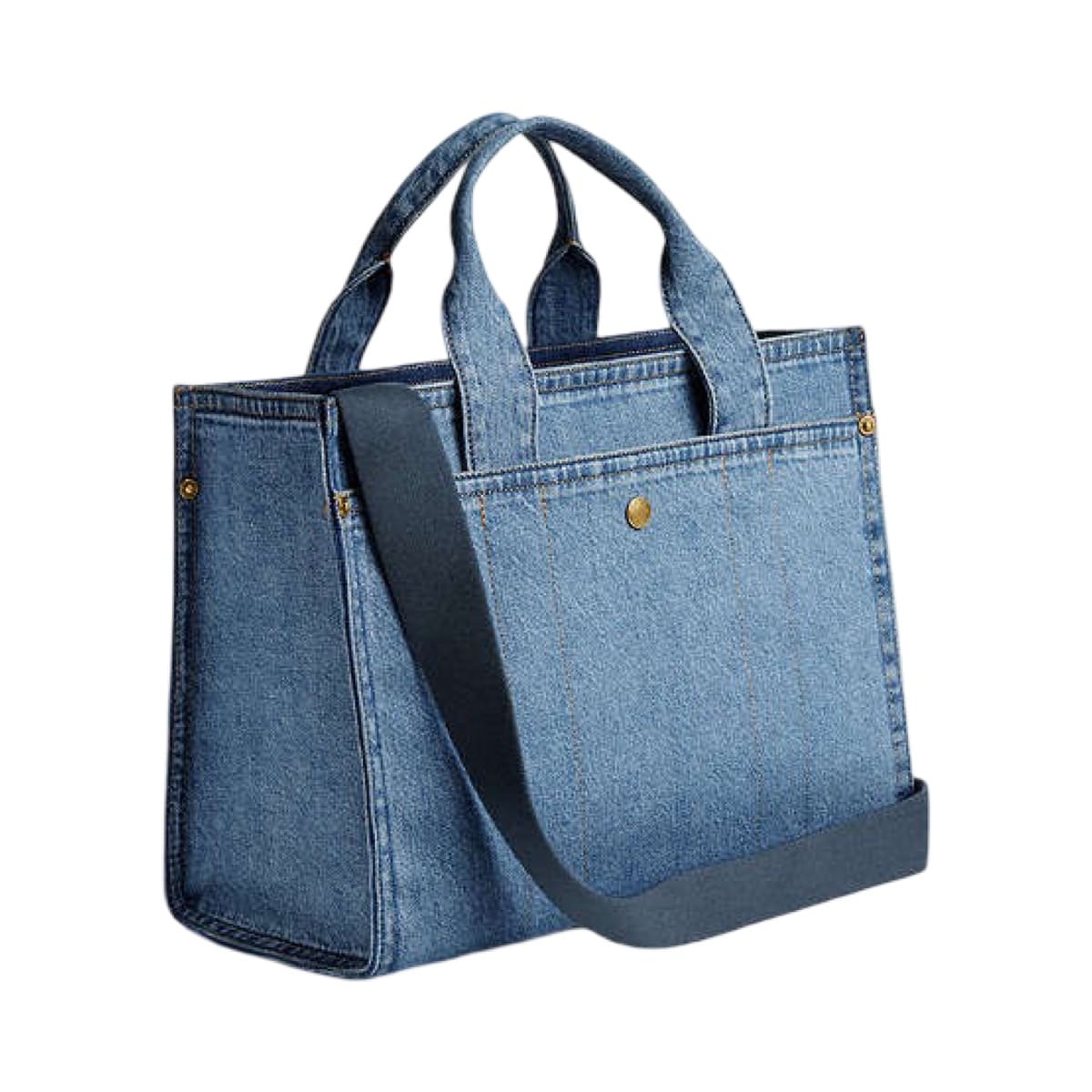 Bolsa Tote Coach Cargo Blue Vaquera Azul