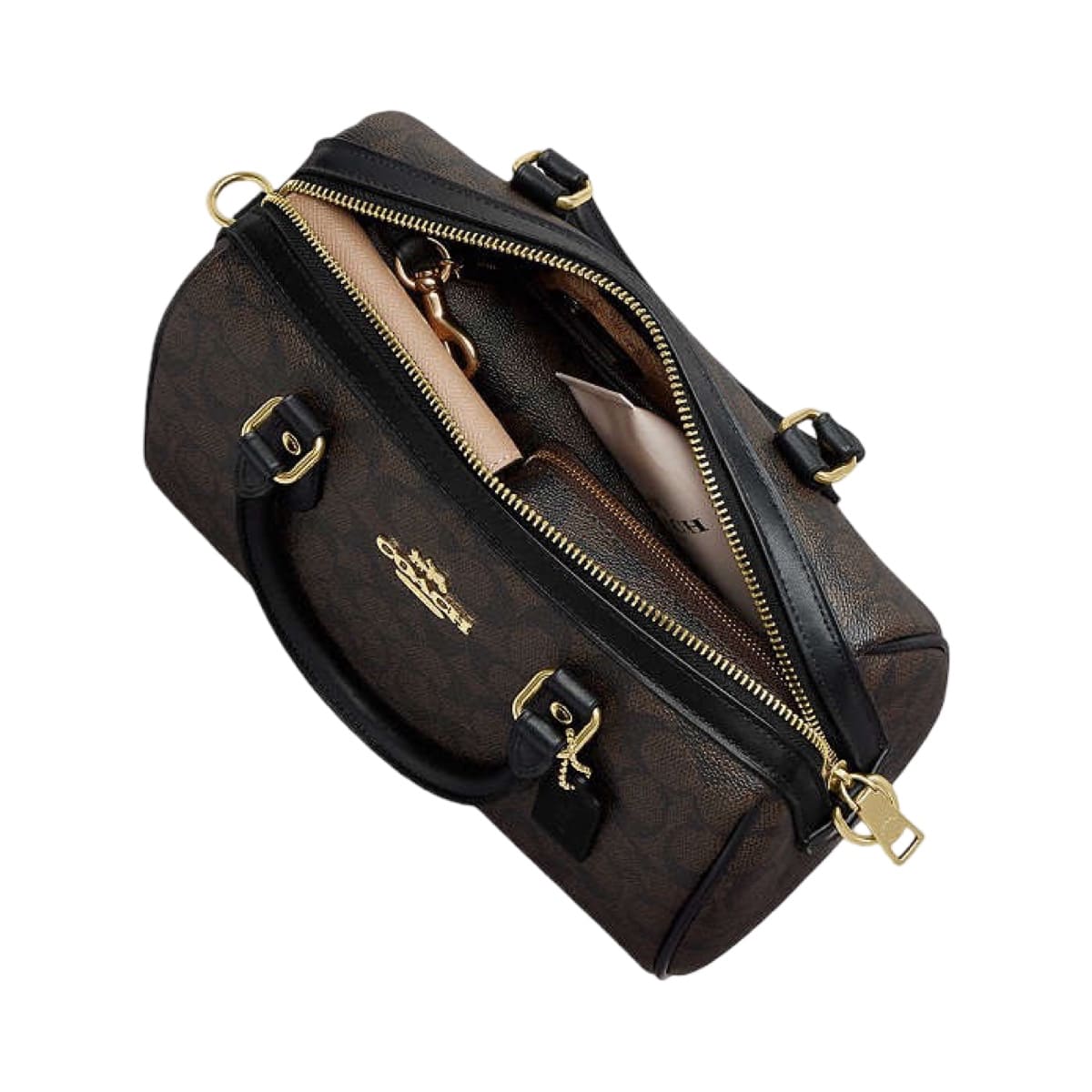 olsa Satchel Coach Rowan Café Monogram