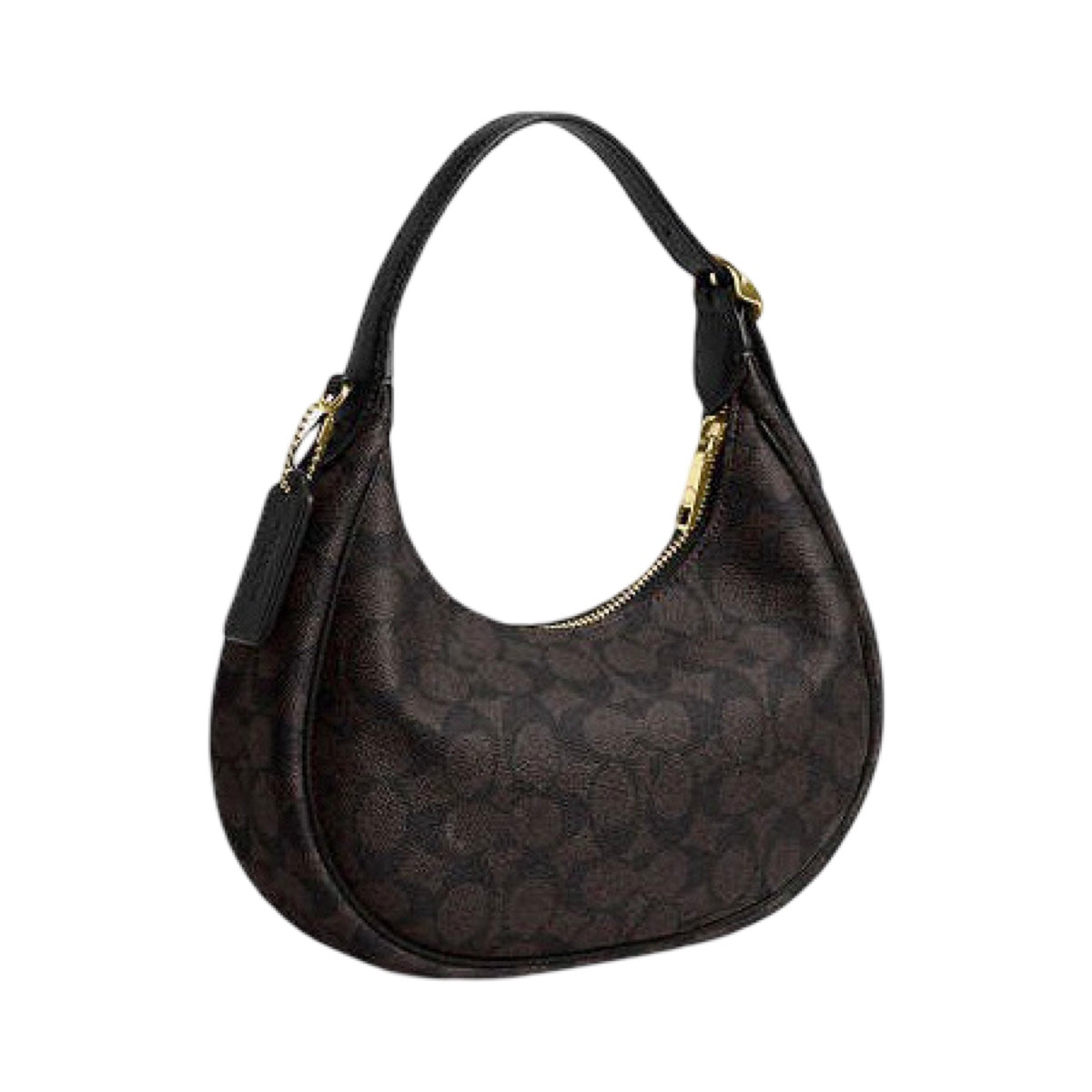 Bolsa Shoulder Coach Emily Café Monogram