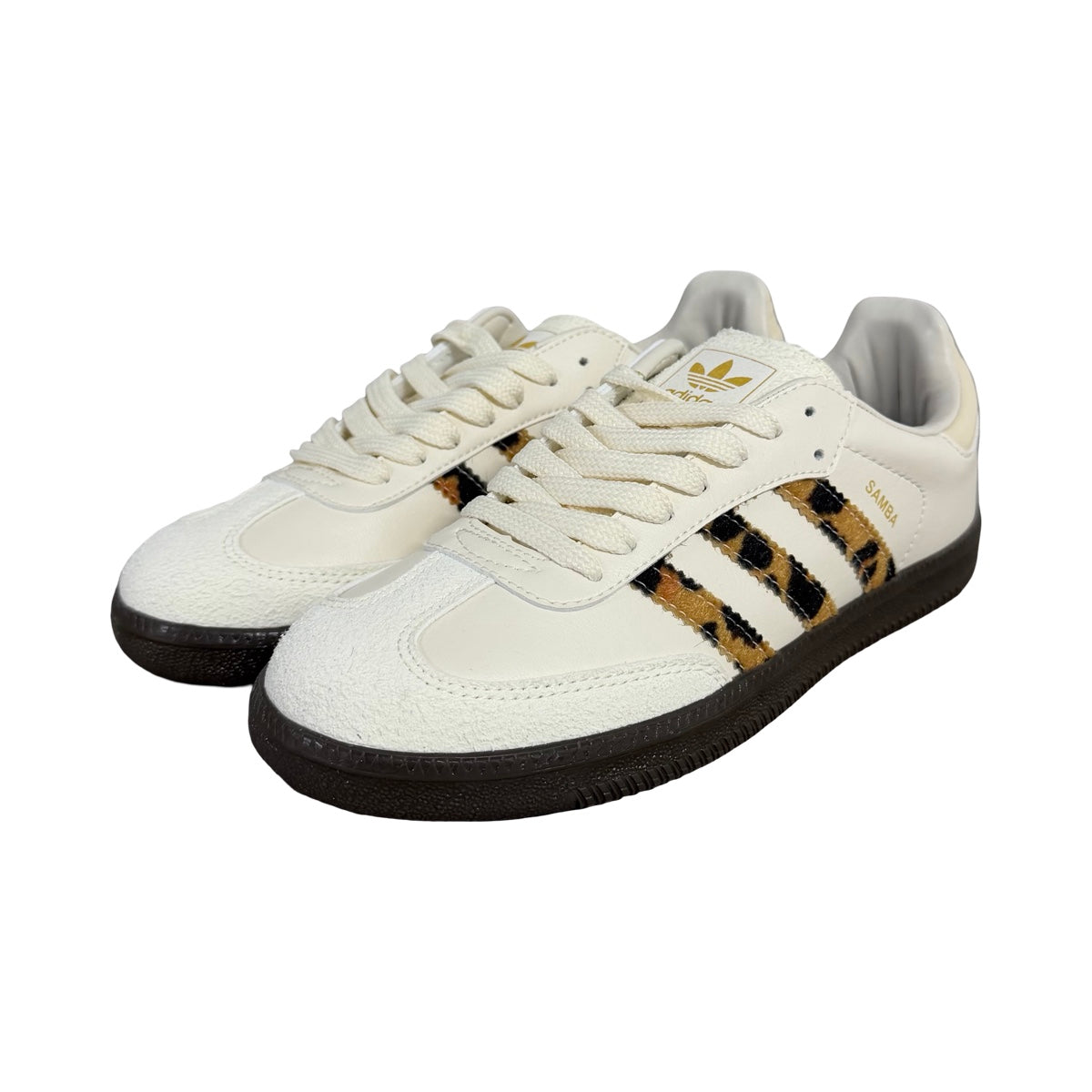 Tenis Adidas Samba OG Cream White Leopard Para Mujer