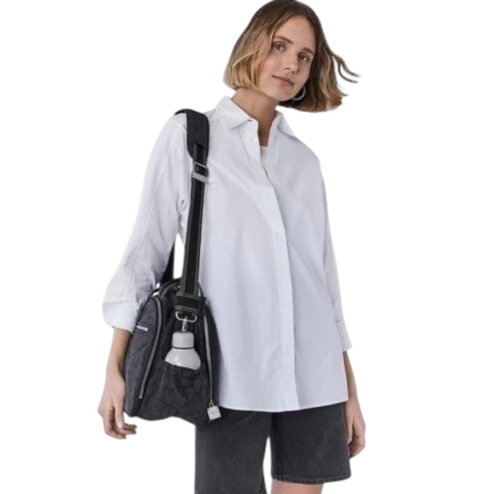 Bolsa De Bebé Kaos Tous Color Gris Modelo Catri