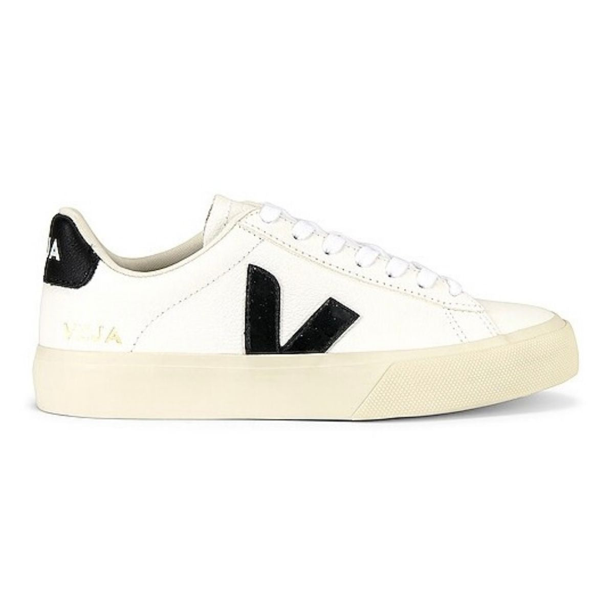 Tenis De Campo Veja Color Blanco Con Logo Negro