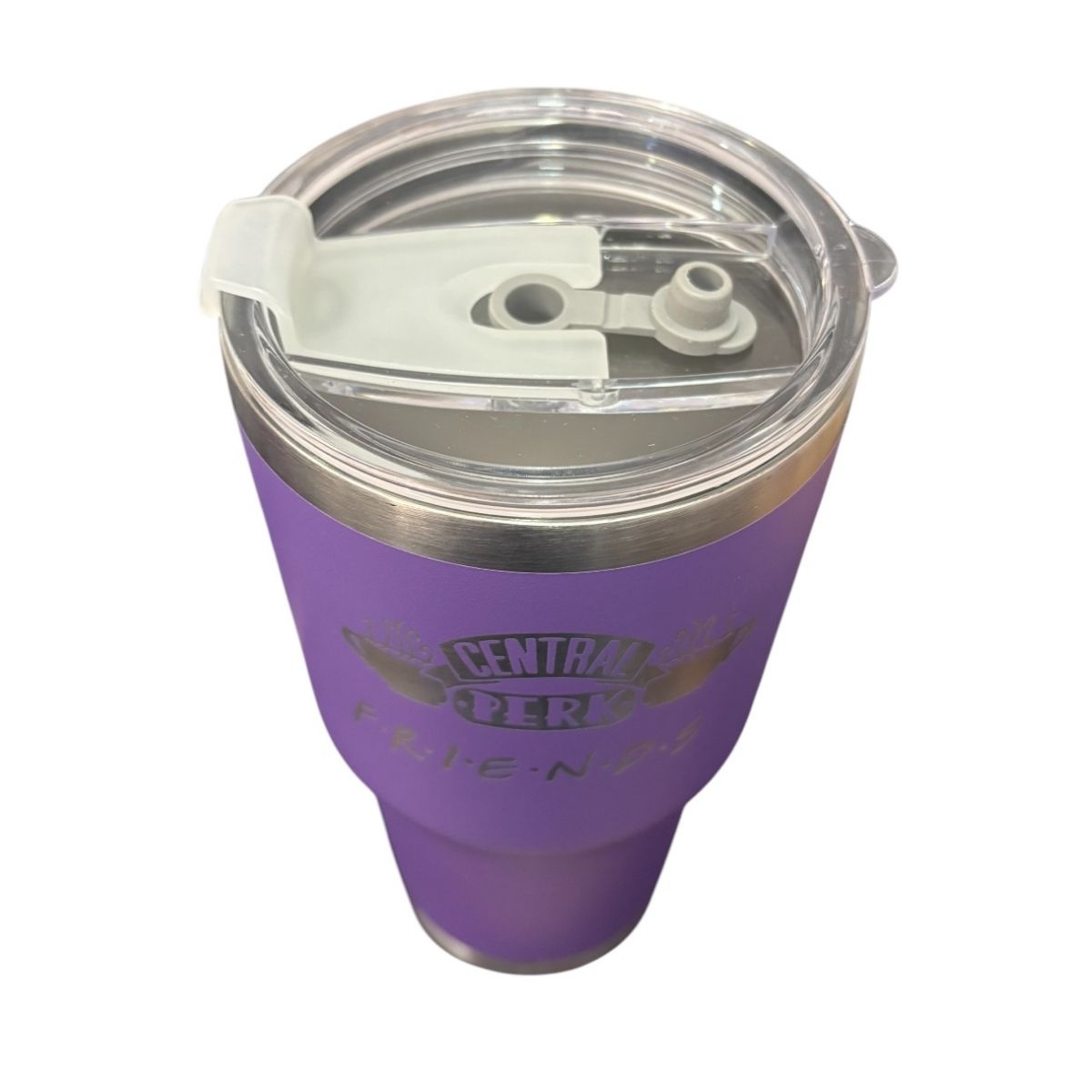 Termo De Acero Inoxidable Macarena Brand Color Lila Friends 887 Mililitros