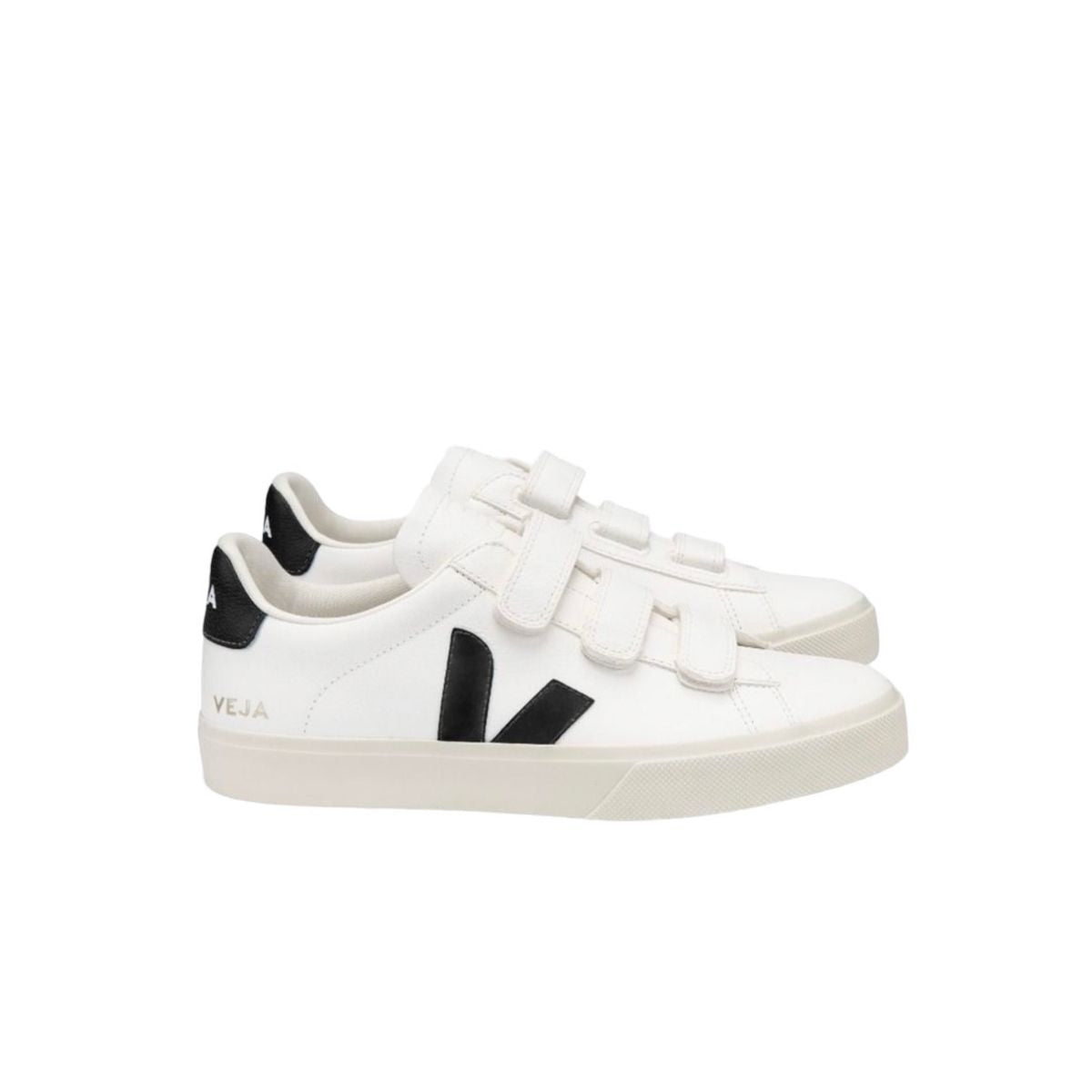 Tenis De Campo Veja Color Blanco Con Logo Negro