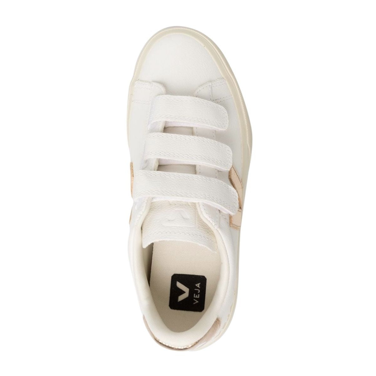 Tenis Chrome Free Color Blanco Con Logo Dorado