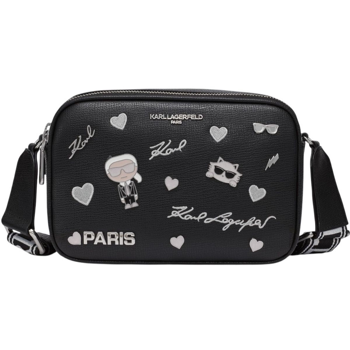 Bolsa Crossbody Karl Lagerfeld Paris Color Negro