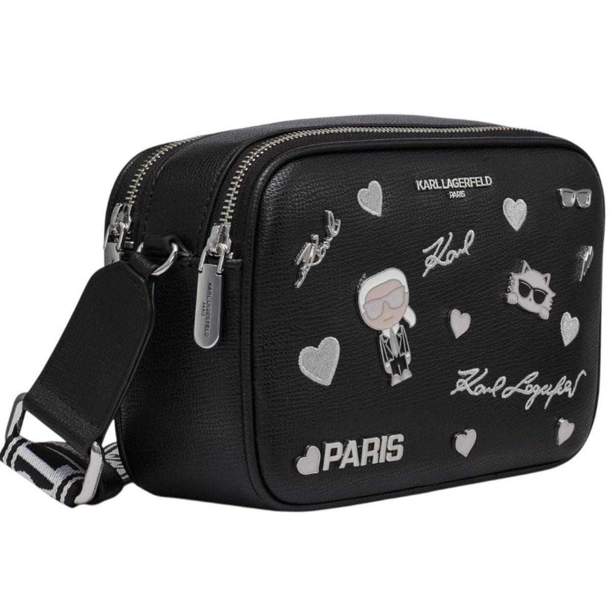 Bolsa Crossbody Karl Lagerfeld Paris Color Negro