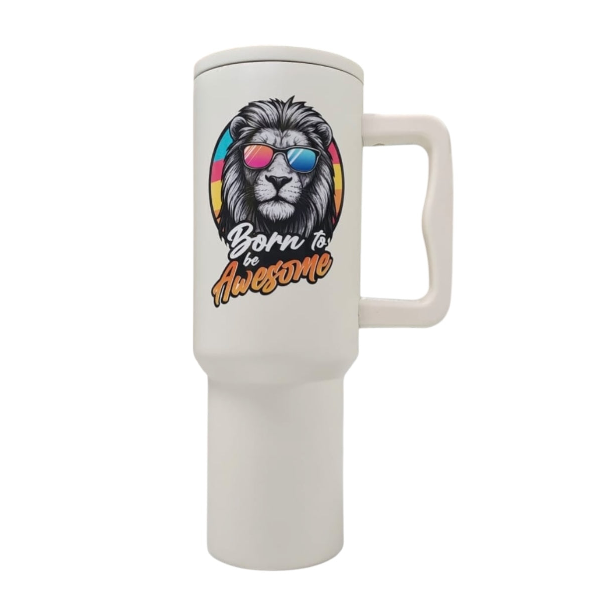 Termo De Acero Inoxidable Blanco Mate León 1.2 Litros