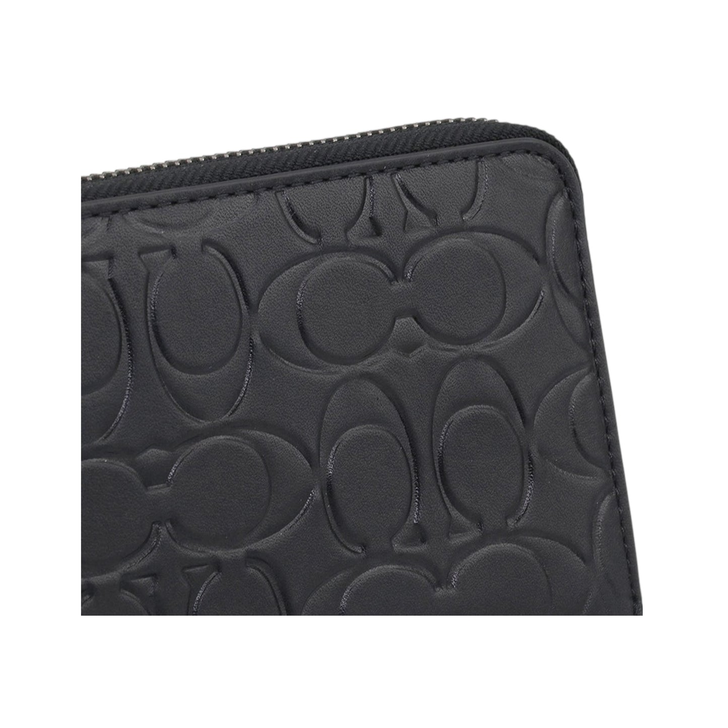 Cartera COACH Color Negro Con Letras En Relieve