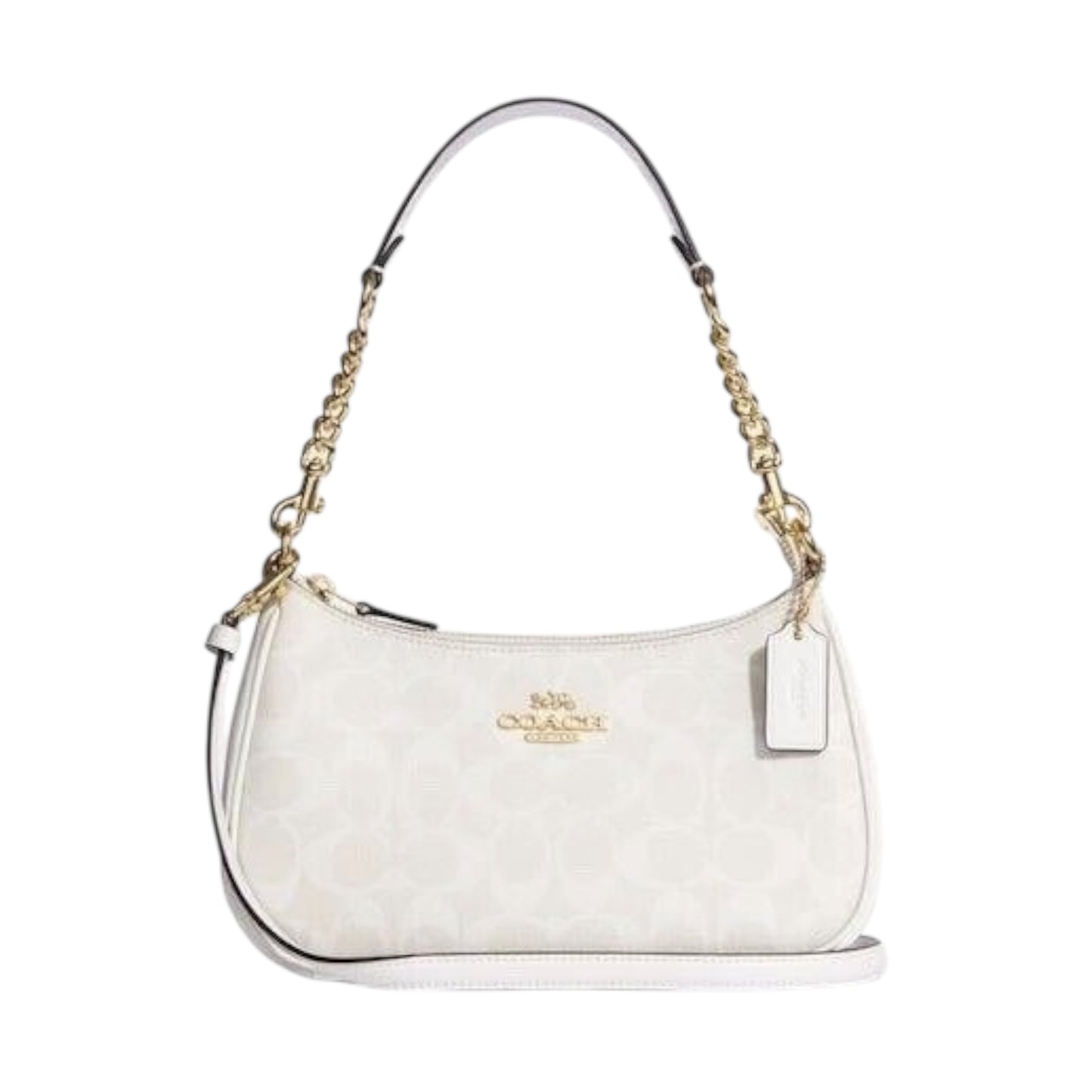 Bolsa Crossbody Coach Color Blanco Teri