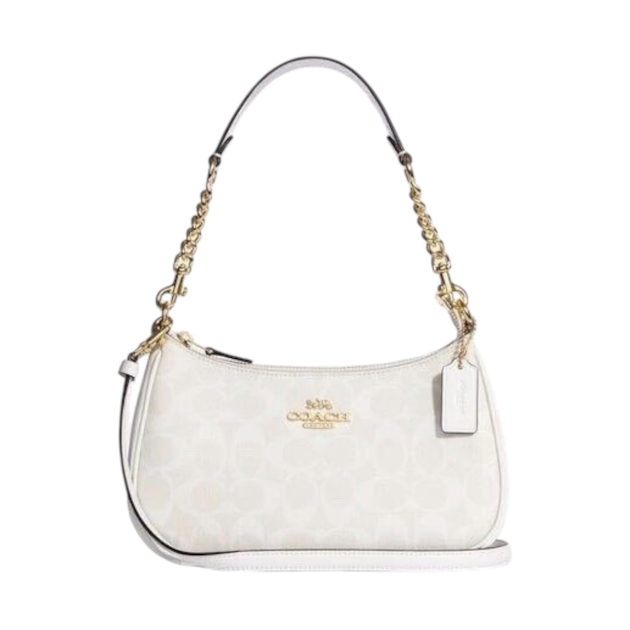 Bolsa Crossbody Coach Color Blanco Teri