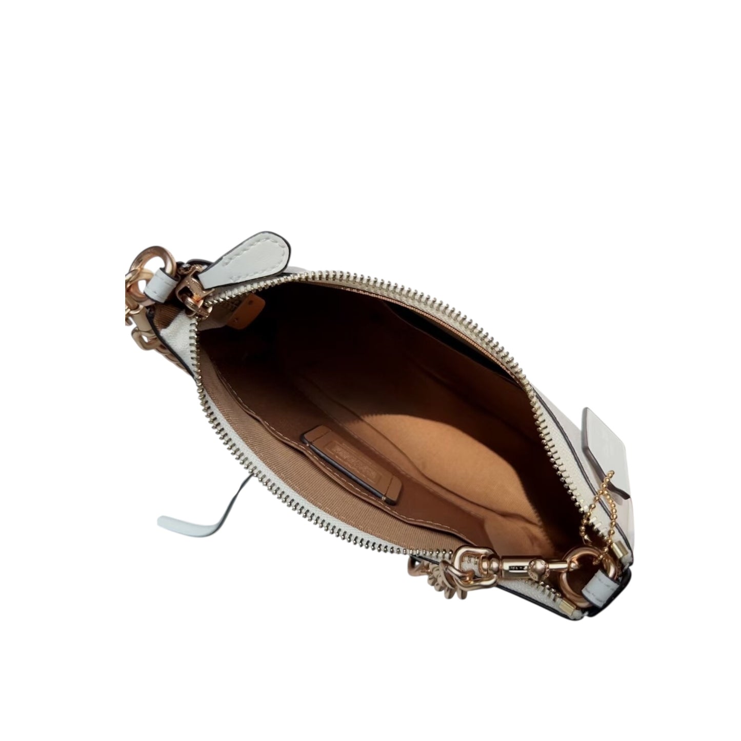 Bolsa Crossbody Coach Color Blanco Teri