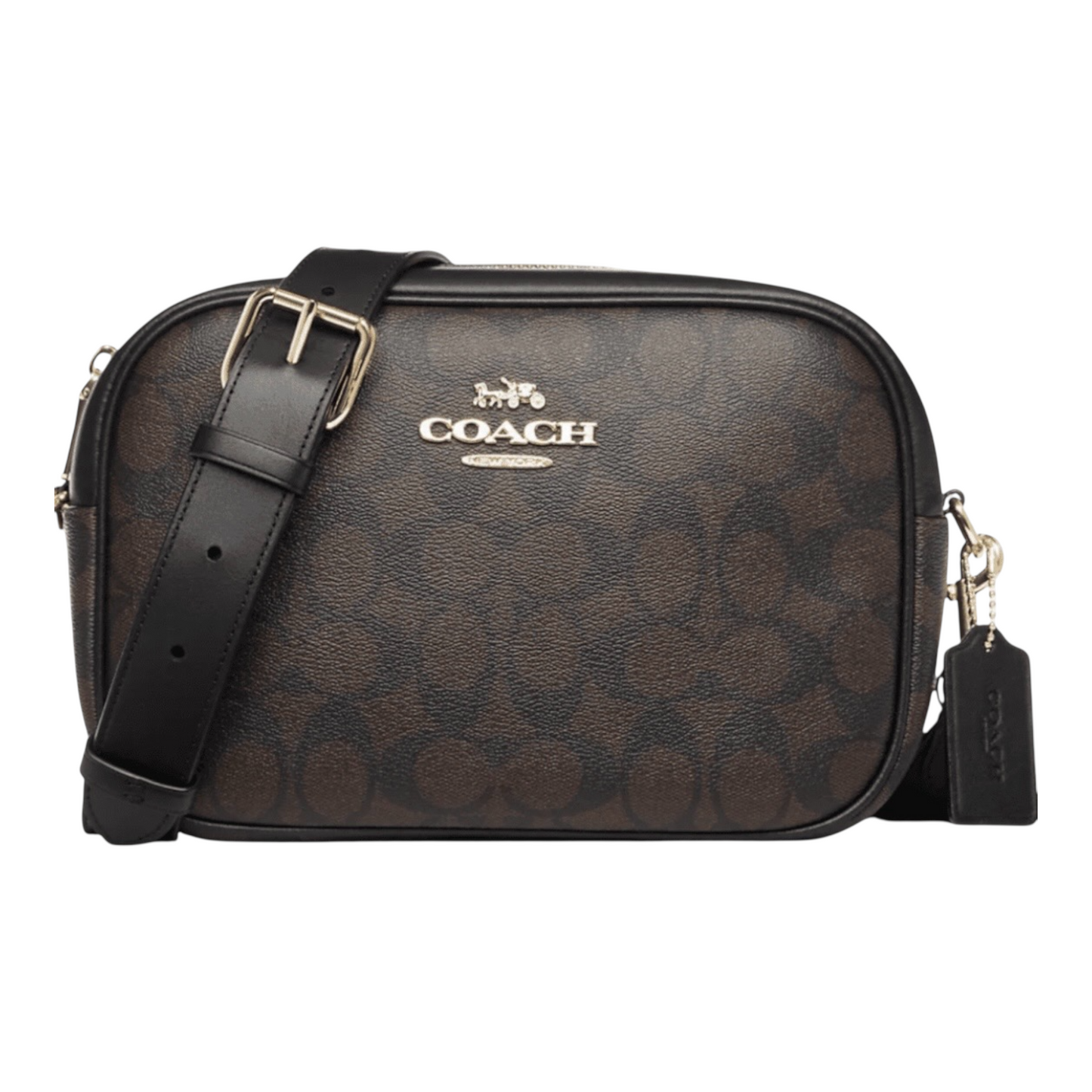 Bolsa Crossbody Mediana Coach Color Café Jaime