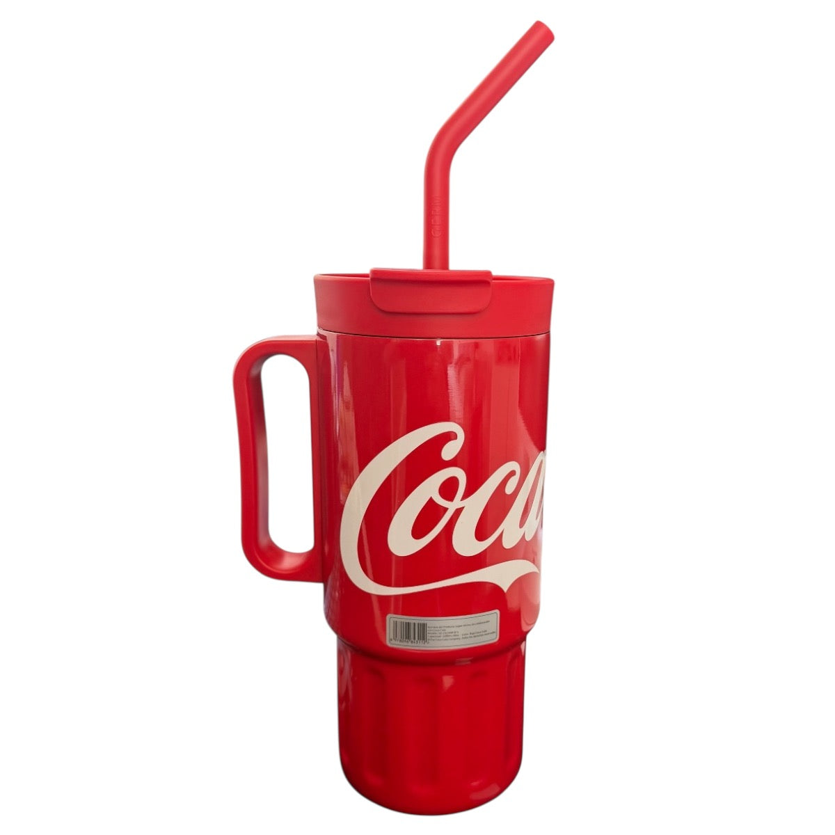 Termo de acero inoxidable color rojo de 1.2 litros, Coca Cola