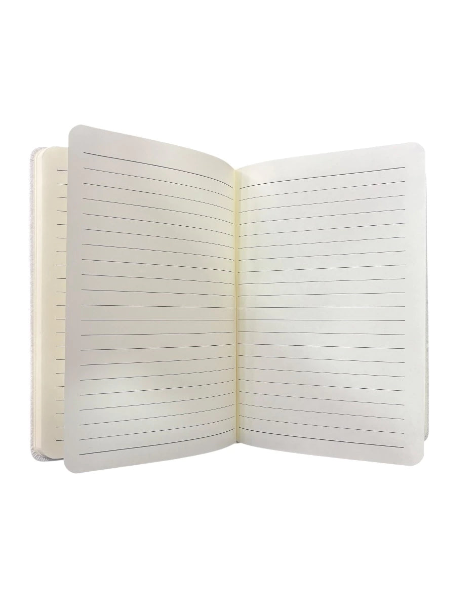 Libreta estilo francés color blanco Zombie Macareno