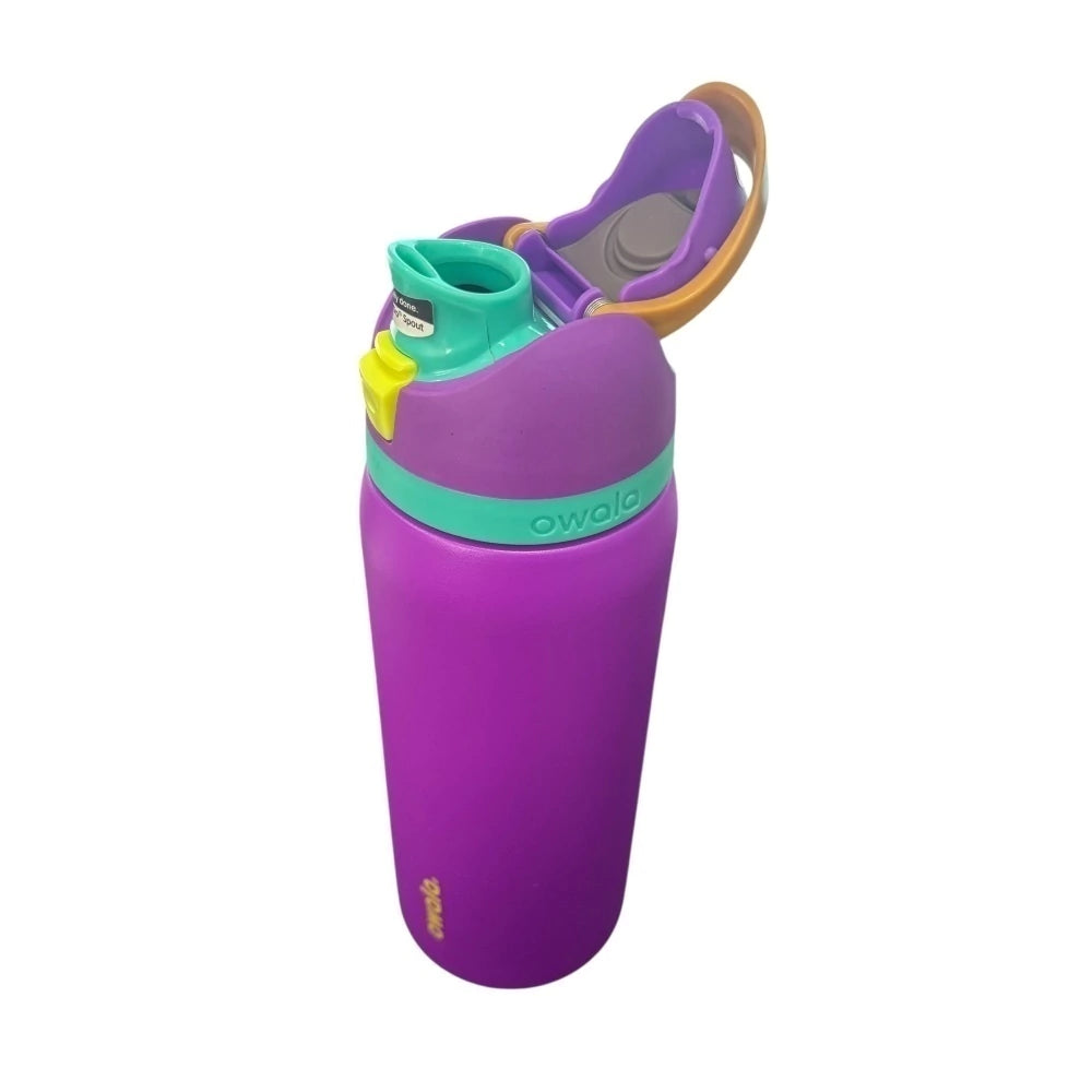 Termo Owala de acero inoxidable FreeSip con tapa rosca color morado