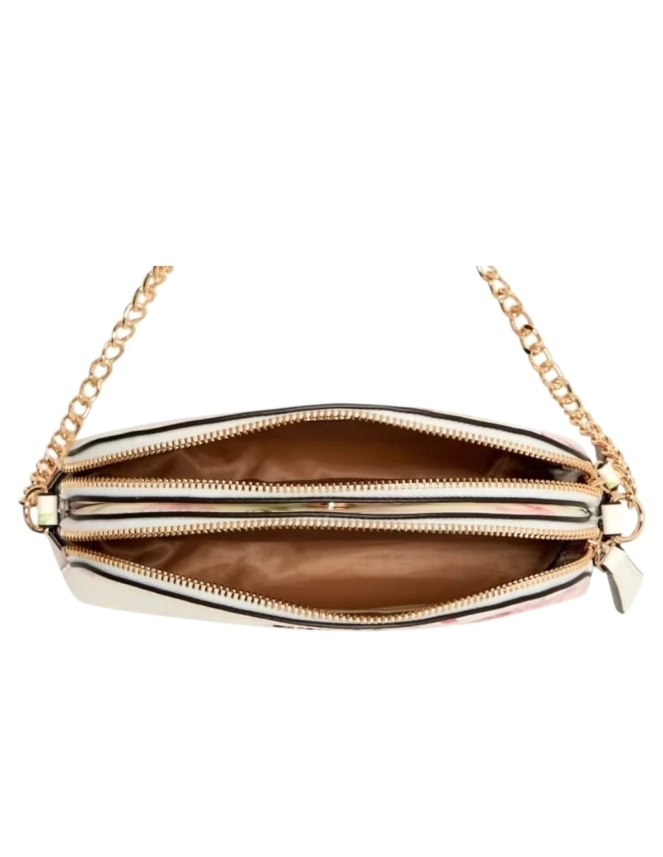 Bolso bandolera Crossbody GUESS de piel sintética, estampado floral