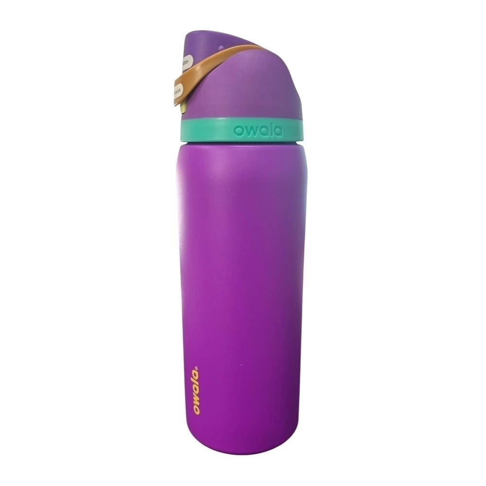 Termo Owala de acero inoxidable FreeSip con tapa rosca color morado
