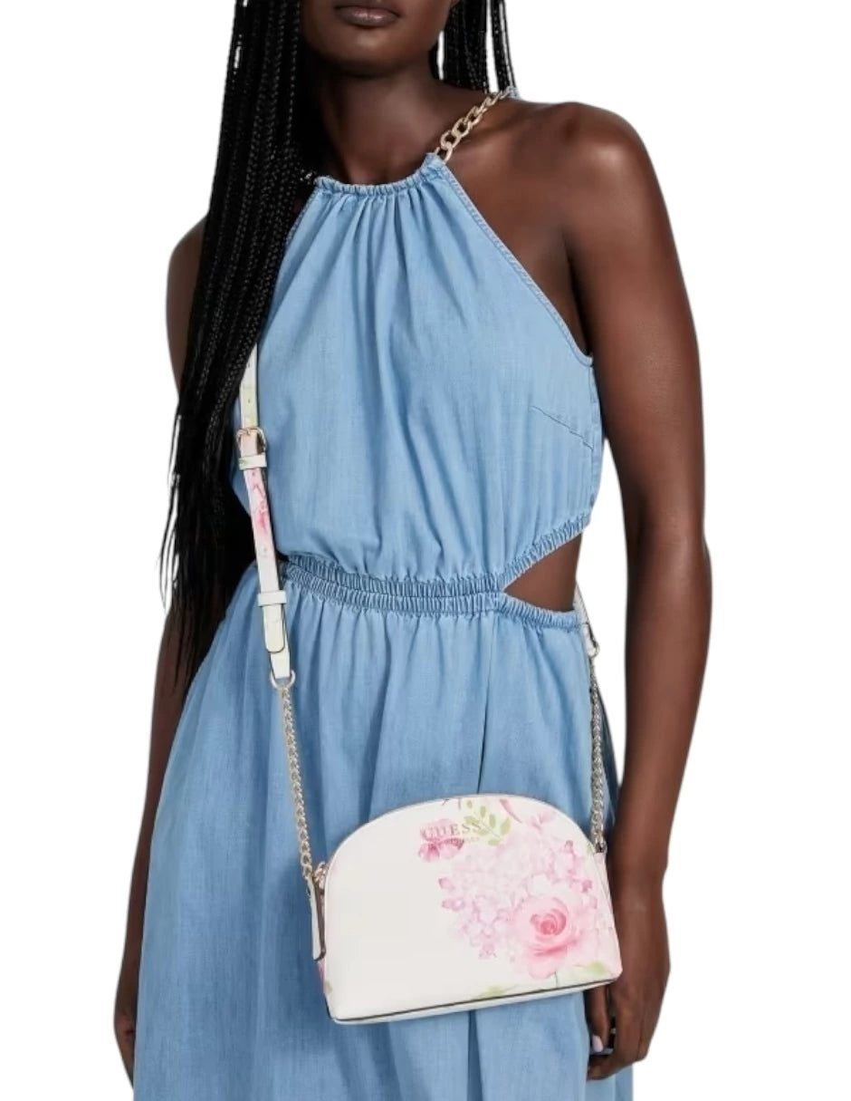 Bolso bandolera Crossbody GUESS de piel sintética, estampado floral