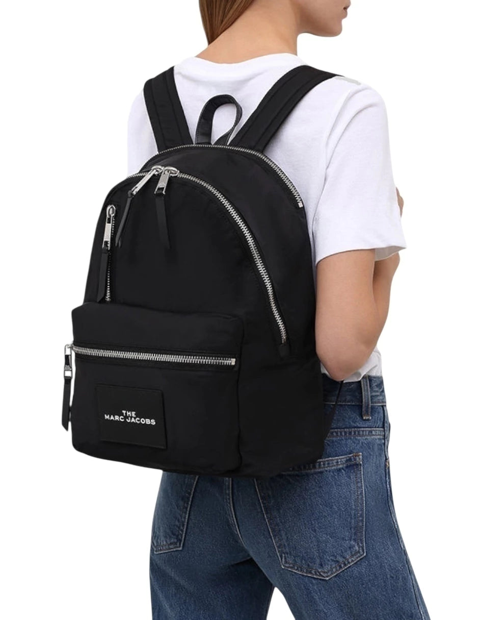 Mochila color negro Marc Jacobs