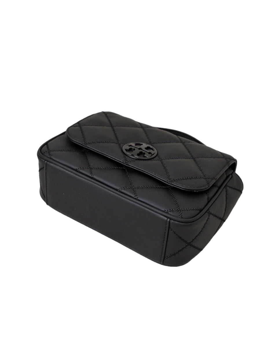 Bolsa Crossbody Tory Burch color negro con doble asa desmontable y ajustable