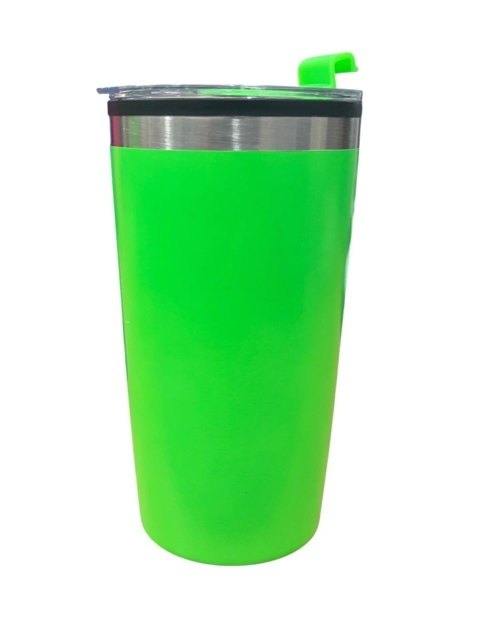 Termo de plástico Macarena Brand color verde fosforecente