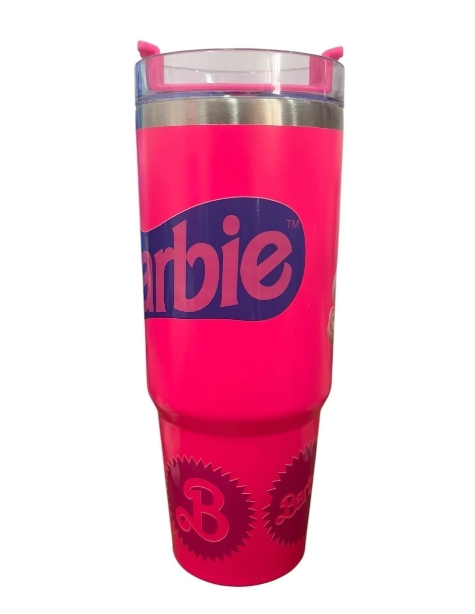 Termo de acero inoxidable Macarena brand, color fucsia