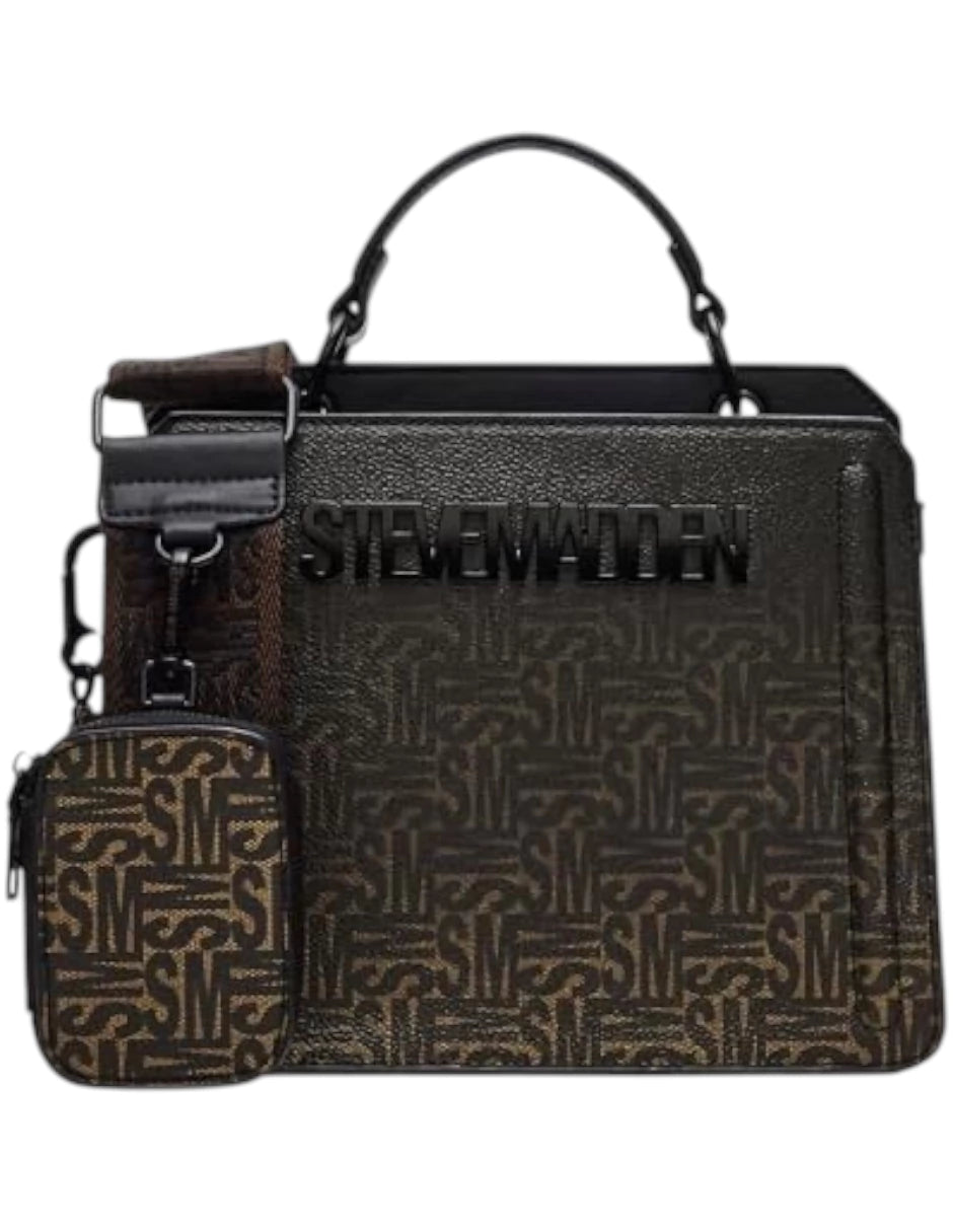 Mochila pequeña acolchada Evelyn marca Kate Spade color negro