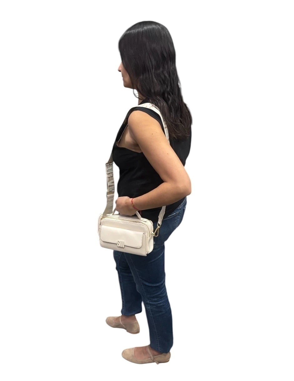 Bolsa Crossbody Bkirsten Steve Madden color crema